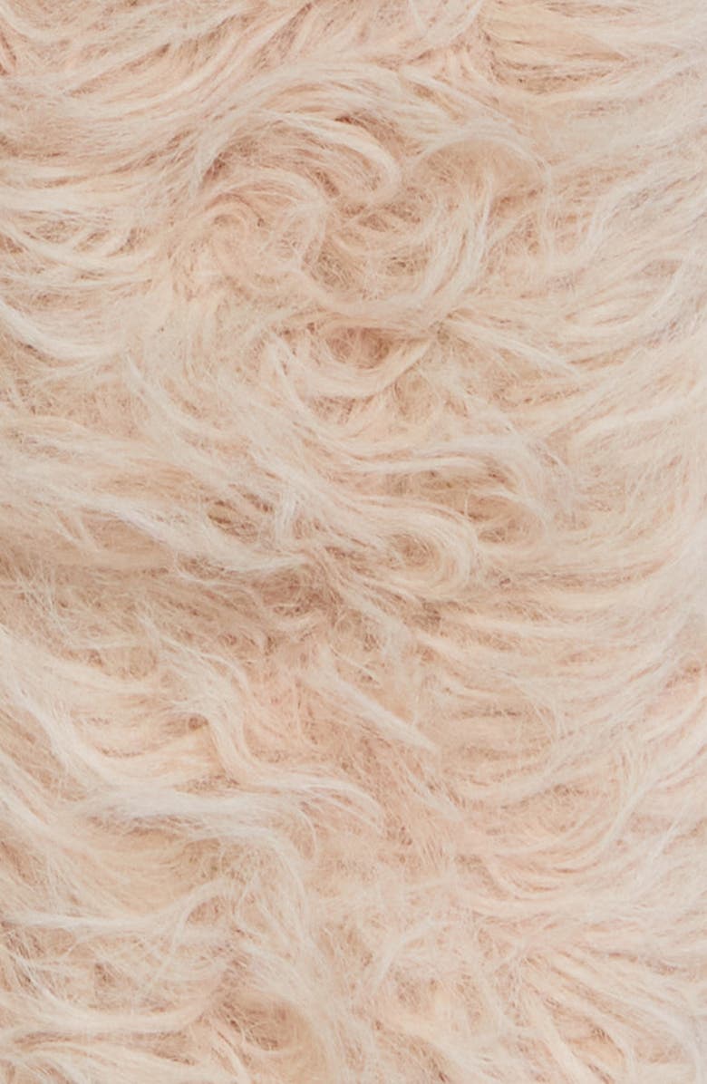 Acne Studios Fluffy Long Mittens, Alternate, color, 