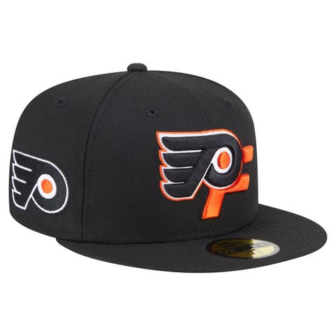 Men's New Era  Black Philadelphia Flyers Deceptor 59FIFTY Fitted Hat
