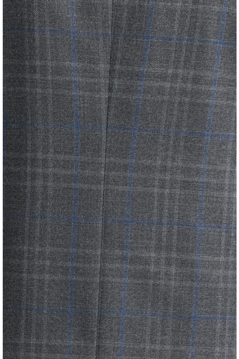 Flynn Classic Fit Plaid Wool Sport Coat, Alternate, color, CHARCOAL