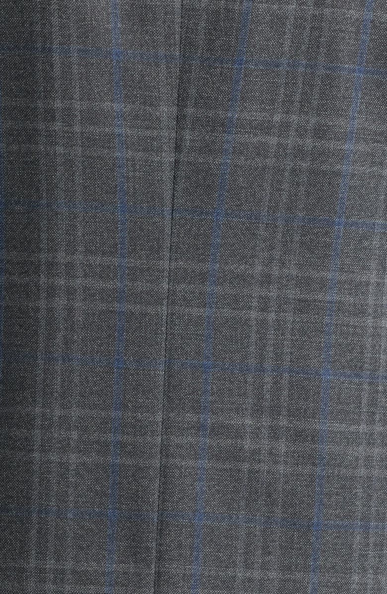 Peter Millar Flynn Classic Fit Plaid Wool Sport Coat, Alternate, color, Charcoal