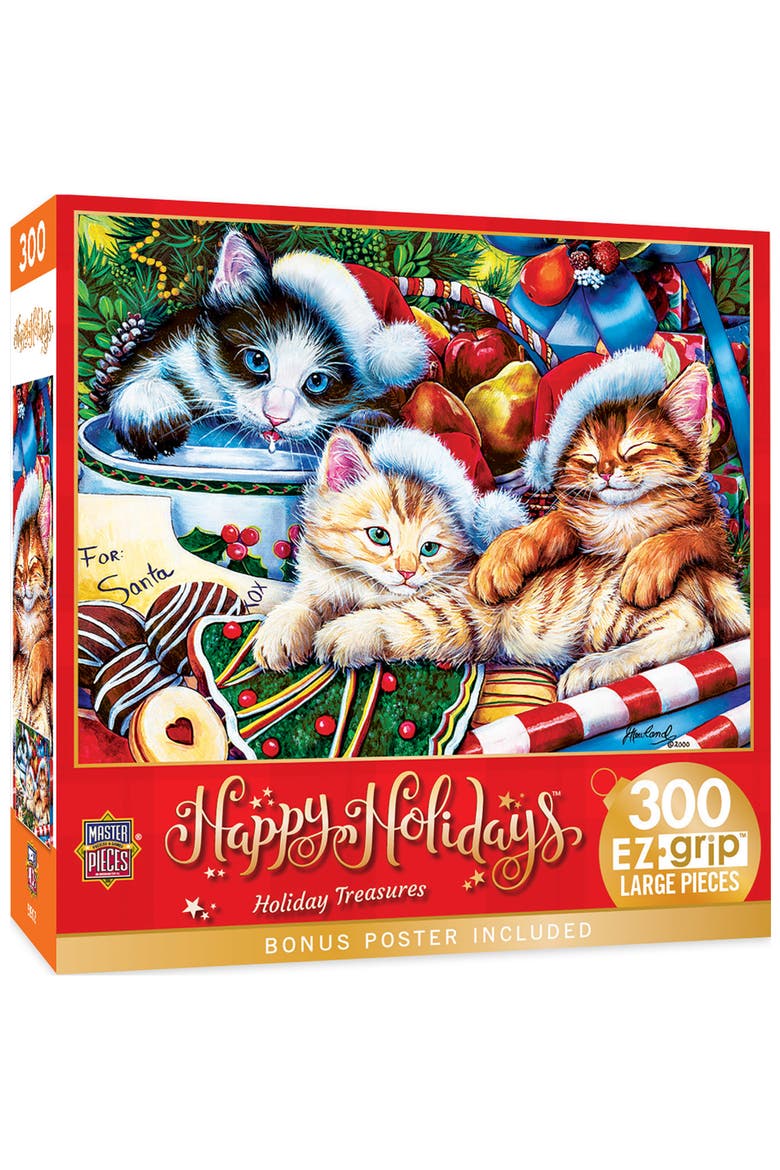 Holiday Treasures 300pc Jigsaw Puzzle, Main, color, Multicolor