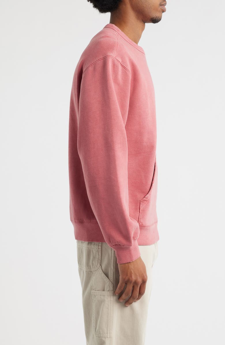 Carhartt Work In Progress Torion Distressed Sweatshirt, Alternate, color, Marsala (Grind Wash)