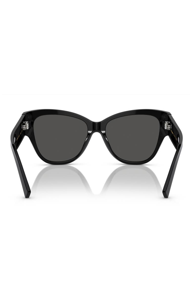 54mm Butterfly Sunglasses, Alternate, color, BLACK