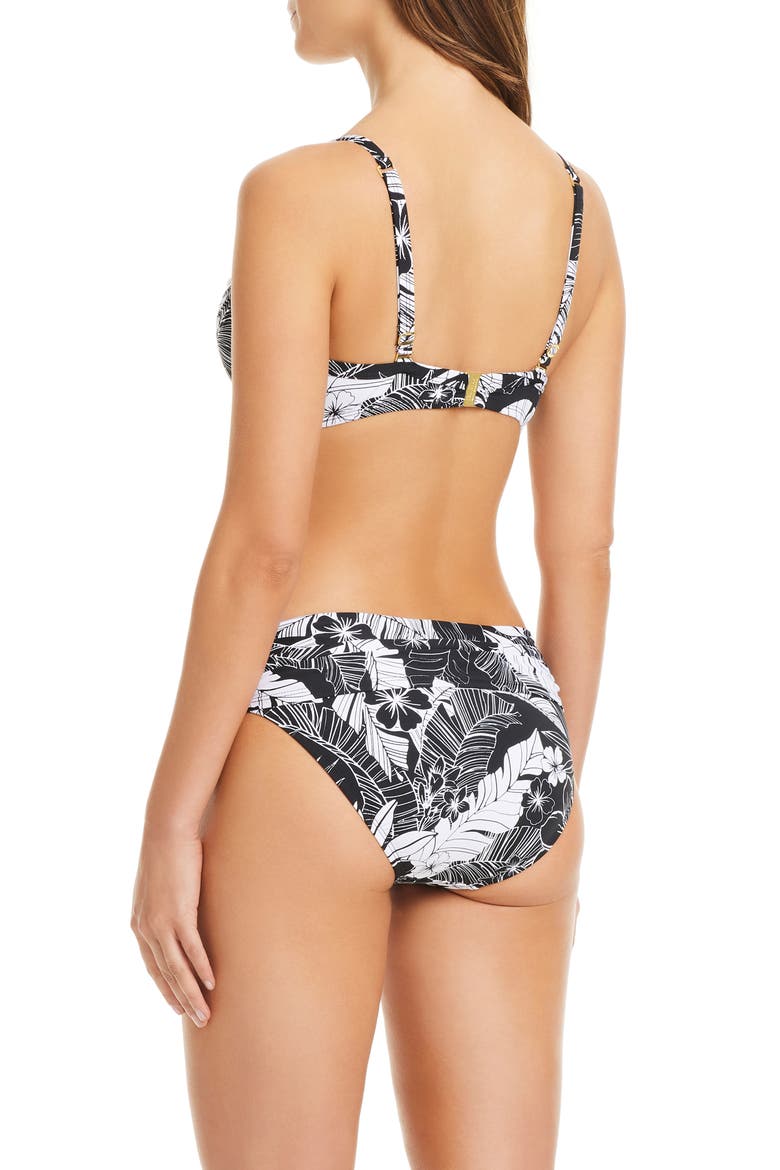 Ring Underwire Bikini Top, Alternate, color, BLACK