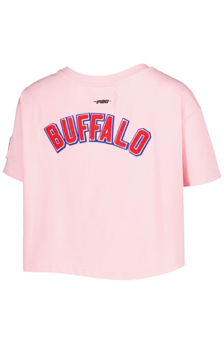 PRO STANDARD Women's Pro Standard Pink Buffalo Bills Cropped Boxy T-Shirt, Alternate, color, 