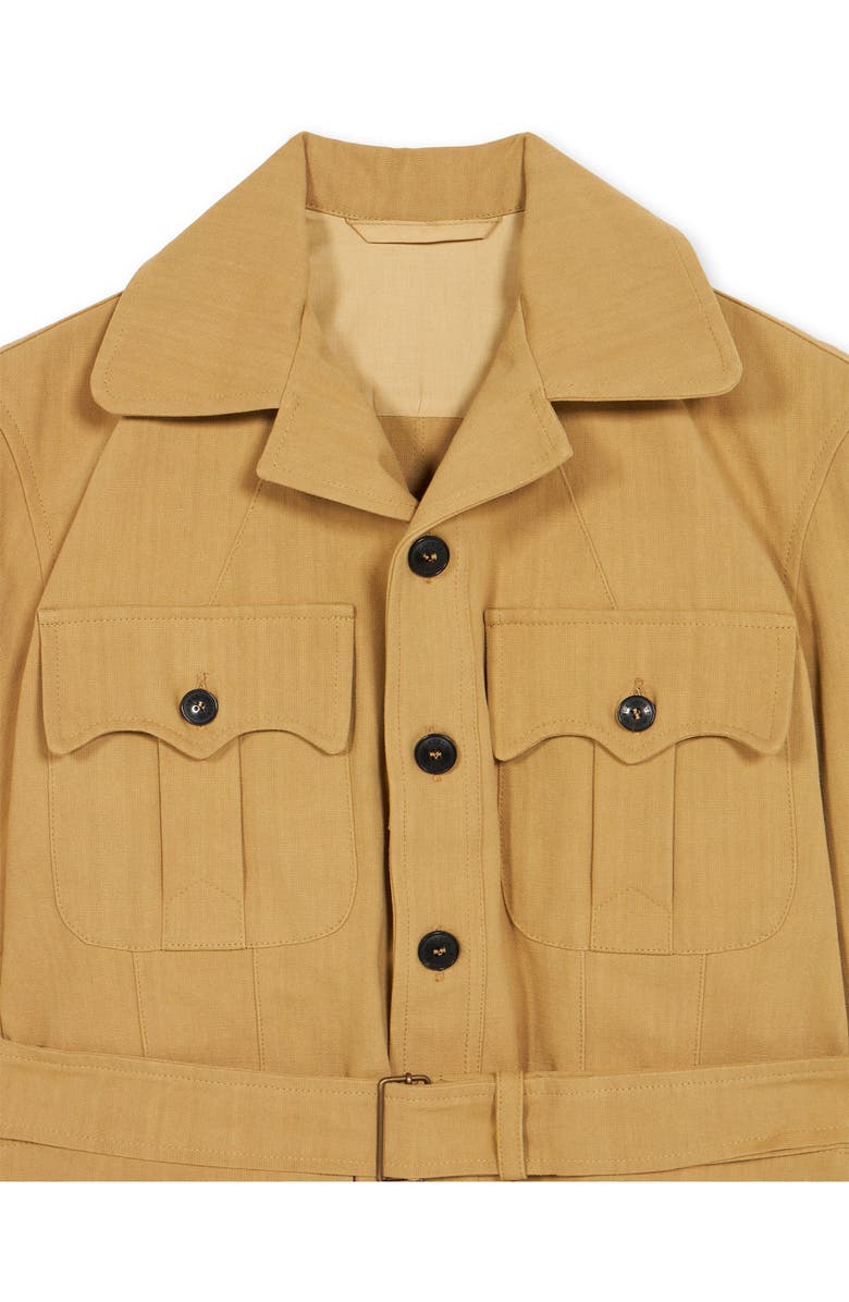 Fortela Clint Sahariana Cotton Jacket, Alternate, color, Taupe