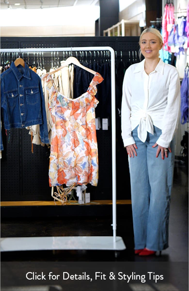 Garden of Gaia Cold Shoulder Minidress, sales video thumbnail