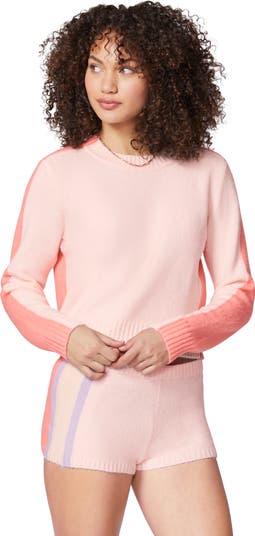 Colorblock Sweater Shorts