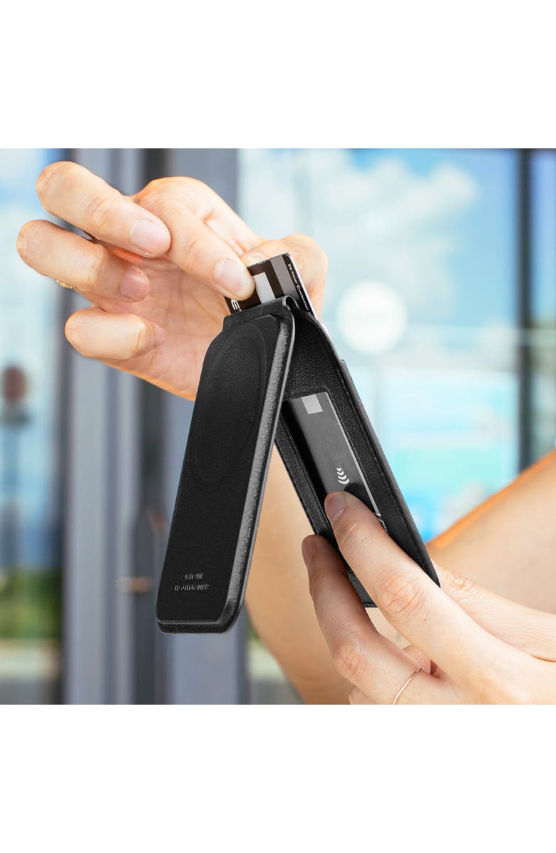 Native Union Active Wallet Stand Magnetic, Alternate, color, Black