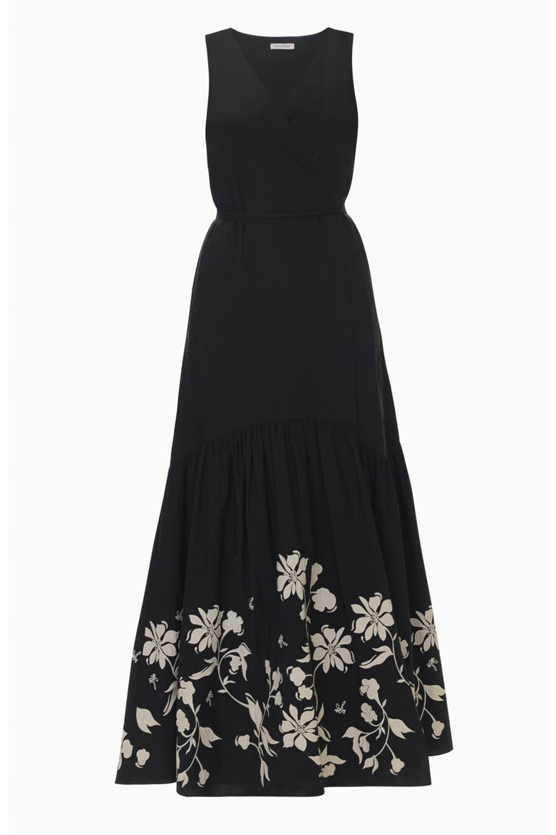 Quinn Applique Dress, Alternate, color, Noir
