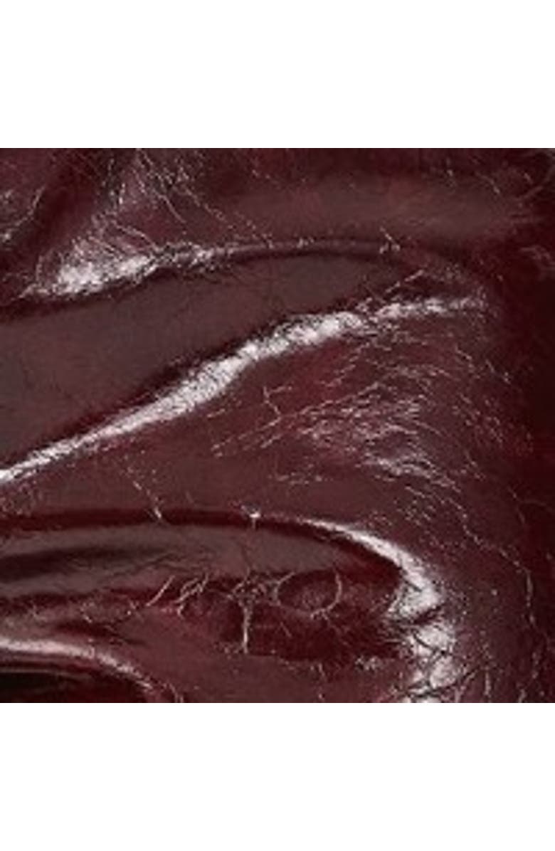 NASTY GAL High Shine Faux Leather Slouch Pant, Alternate, color, Burgundy