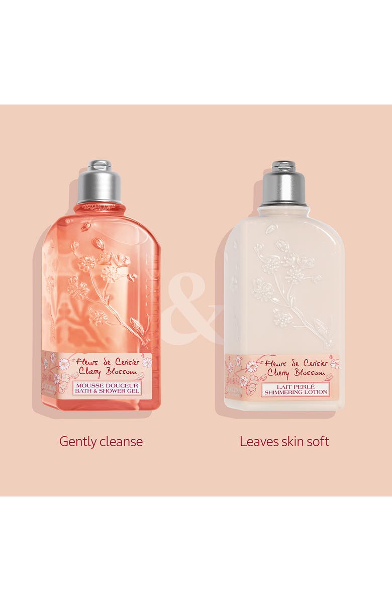 L'Occitane Cherry Blossom Bath & Shower Gel, Alternate, color,