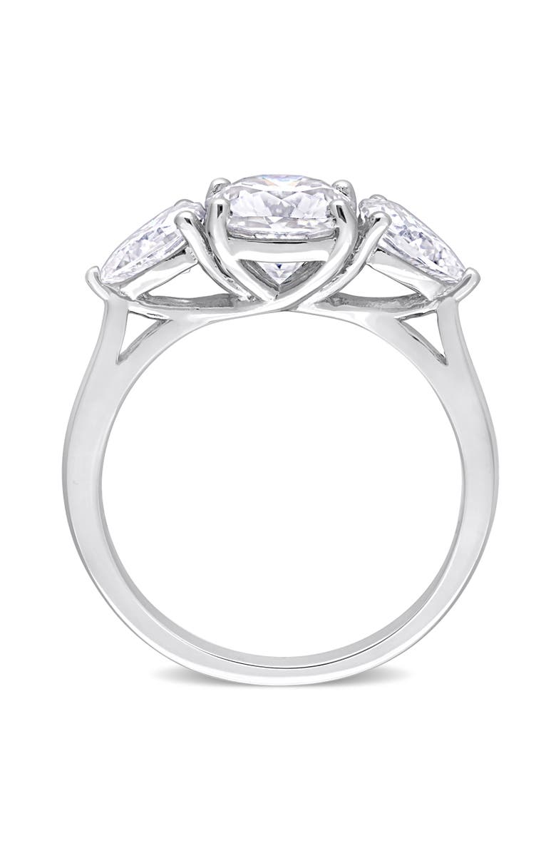 Julianna B. 3CT DEW Moissanite 3-Stone Ring, Alternate, color, Sterling Silver