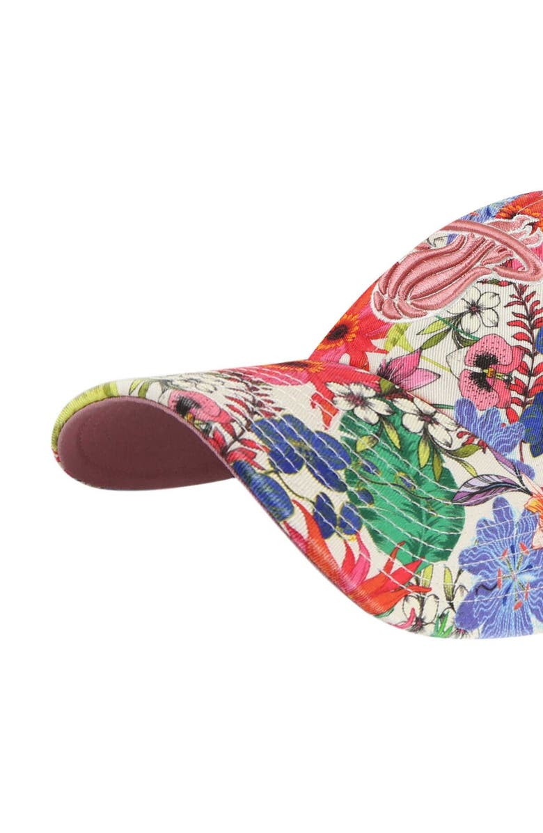 '47 Women's '47 Cream Miami Heat Pollinator Clean Up Adjustable Hat, Alternate, color, Cream