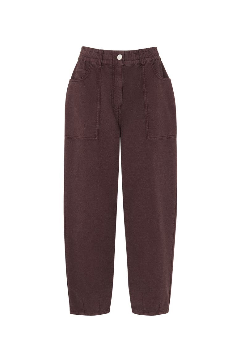 Relaxed Fit Tessa Casual Trouser, Alternate, color, Brown
