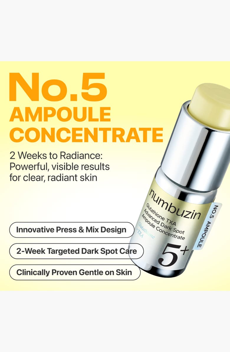 Numbuzin No.5 Glutathione TXA Advanced Dark Spot Ampoule Concentrate, Alternate, color,
