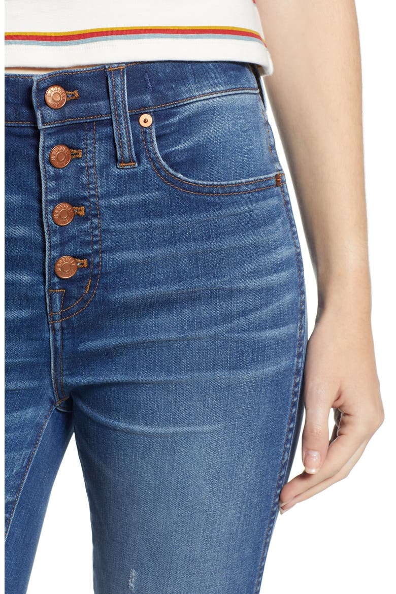 10-Inch High Waist Skinny Jeans, Alternate, color, RIZZO