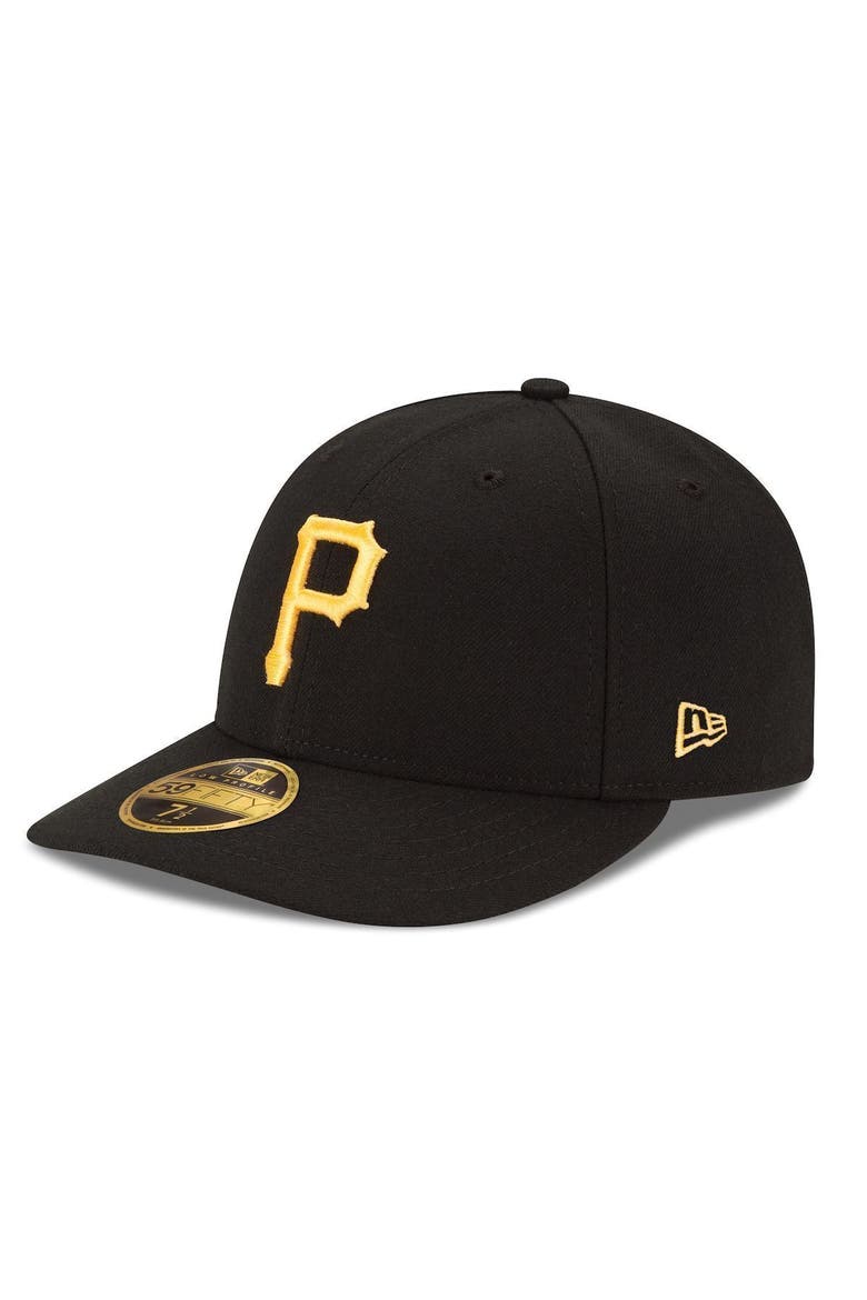 Men's New Era Black Pittsburgh Pirates Authentic Collection On Field Low Profile Game 59FIFTY Fitted Hat, Main, color, BLACK