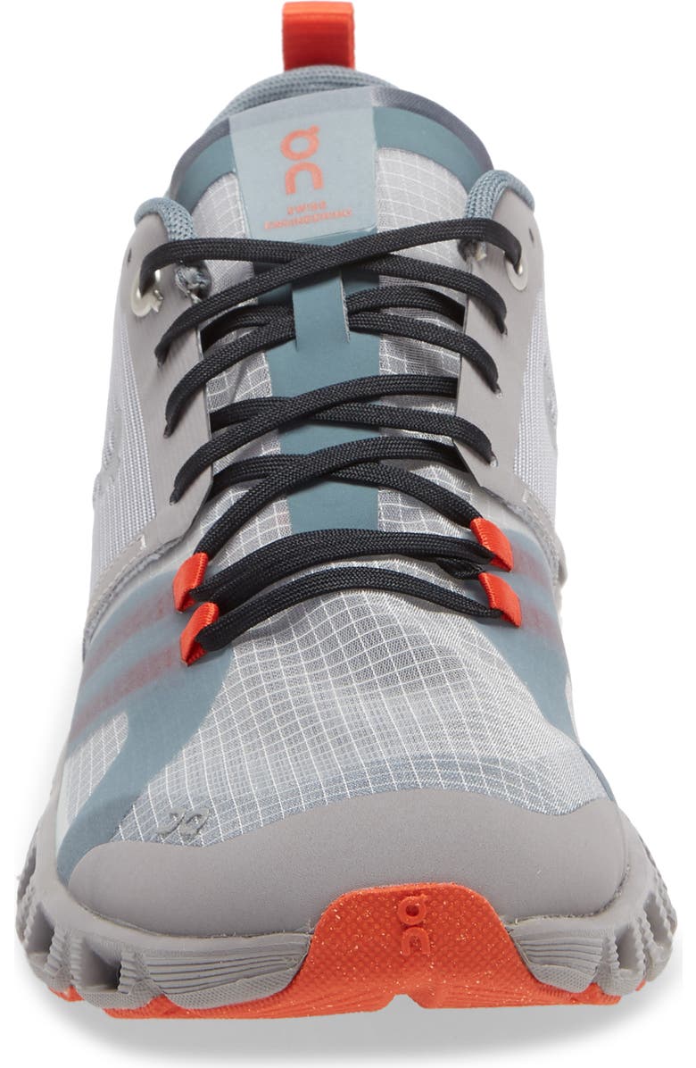 On Cloud X Shift Running Shoe, Alternate, color, Alloy/ Red