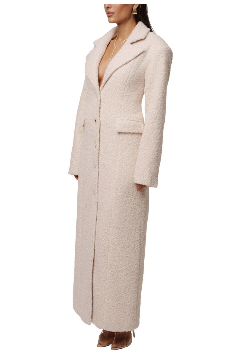 JLUXLABEL Midnight Check In Coat, Alternate, color, Ivory