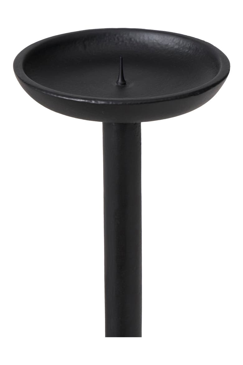 Large Floor Candle Holder, Alternate, color, BLACK