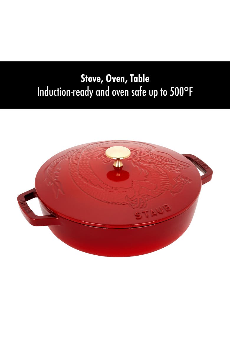 Staub 2.5-Quart Enameled Cast Iron Braiser, Alternate, color, 