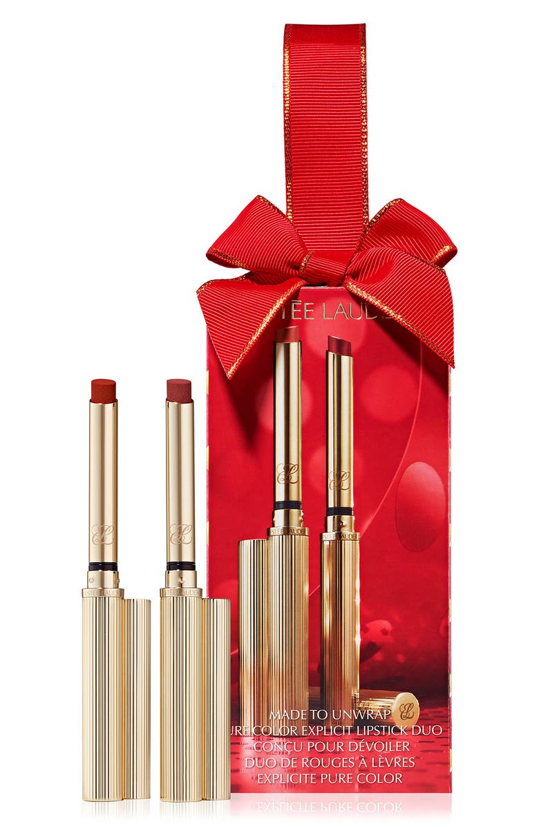 Estée Lauder Pure Color Explicit Lipstick Duo, Main, color,