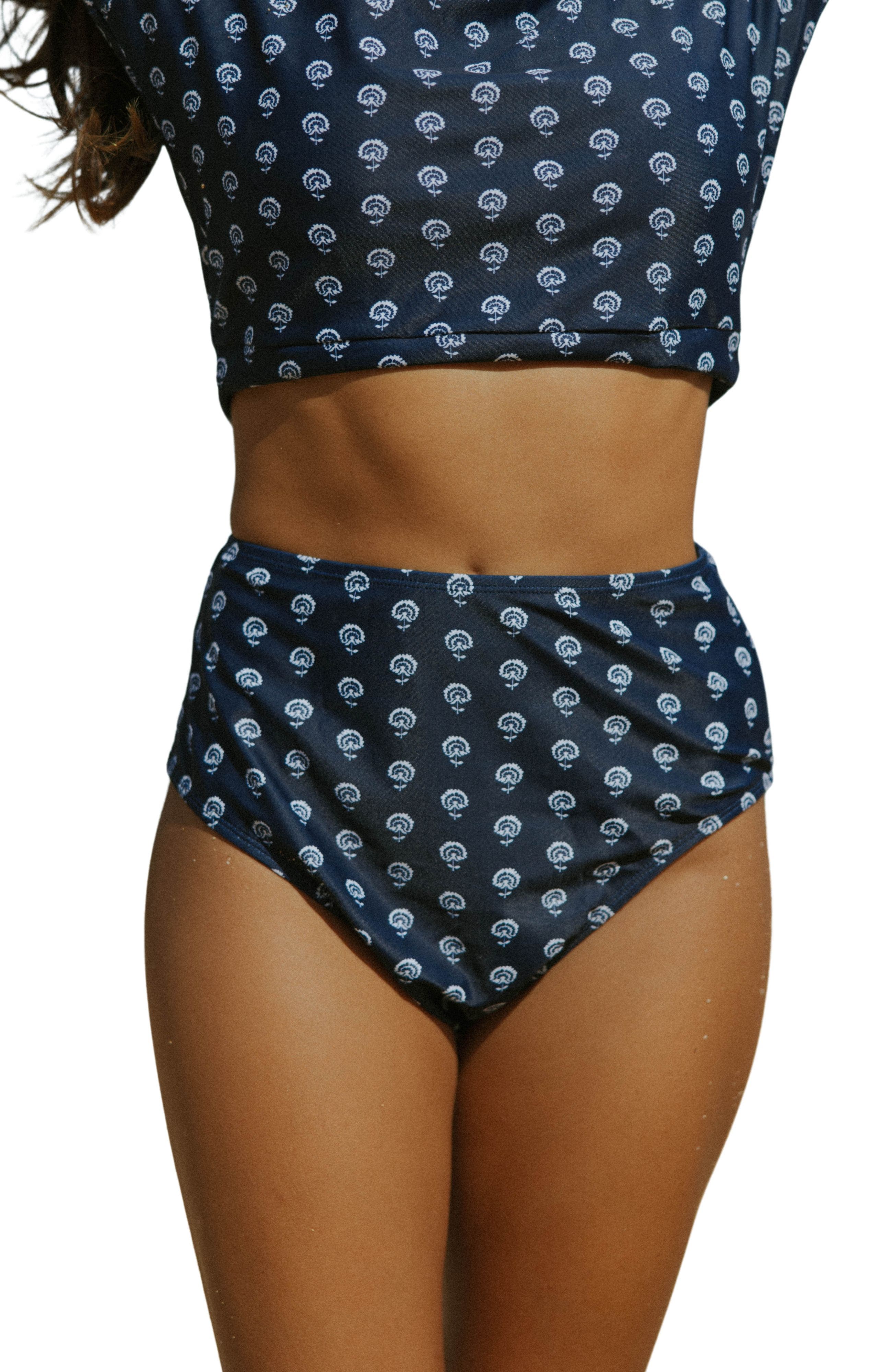 selected Blue White Floral