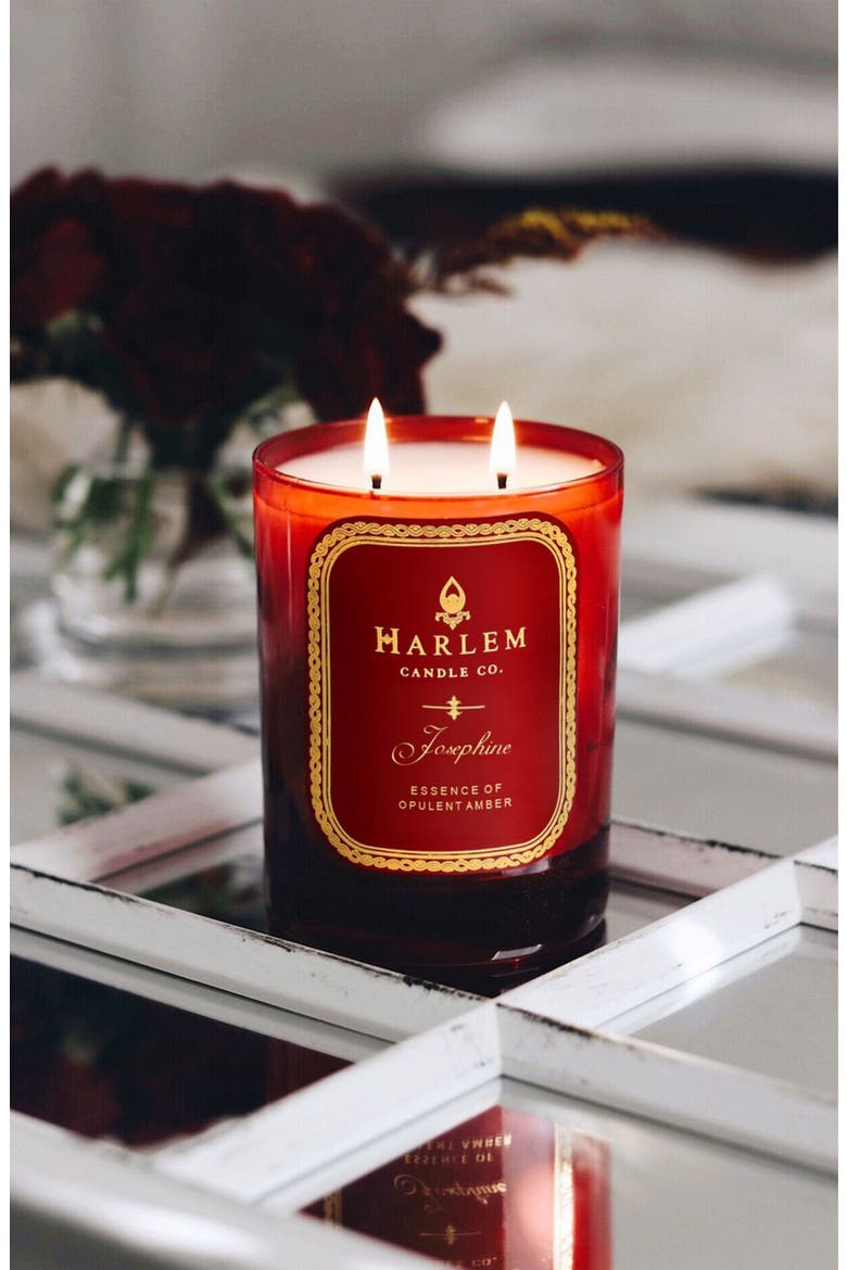 Josephine Luxury Candle, Alternate, color, RED