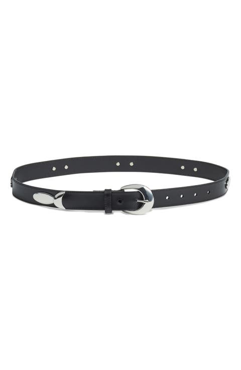 Tatum Stud Leather Belt