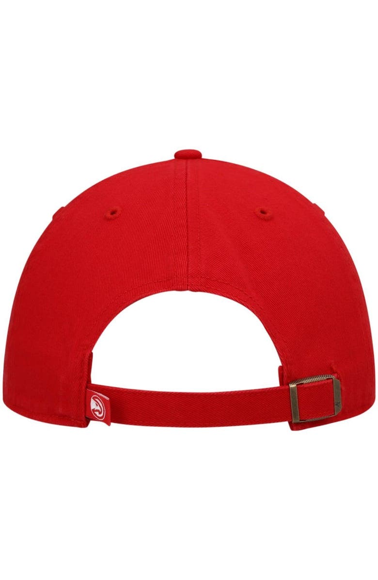 '47 Men's '47 Red Atlanta Hawks Team Clean Up Adjustable Hat, Alternate, color, Red
