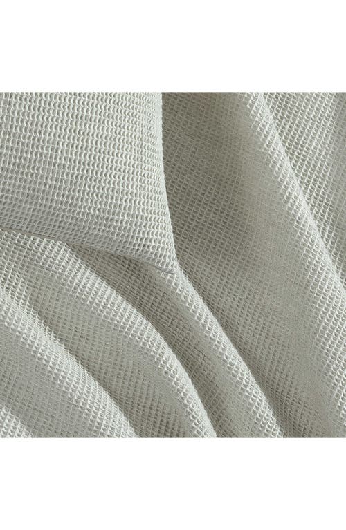 Calvin Klein Microwaffle Duvet Cover & Sham Set In Pale Green
