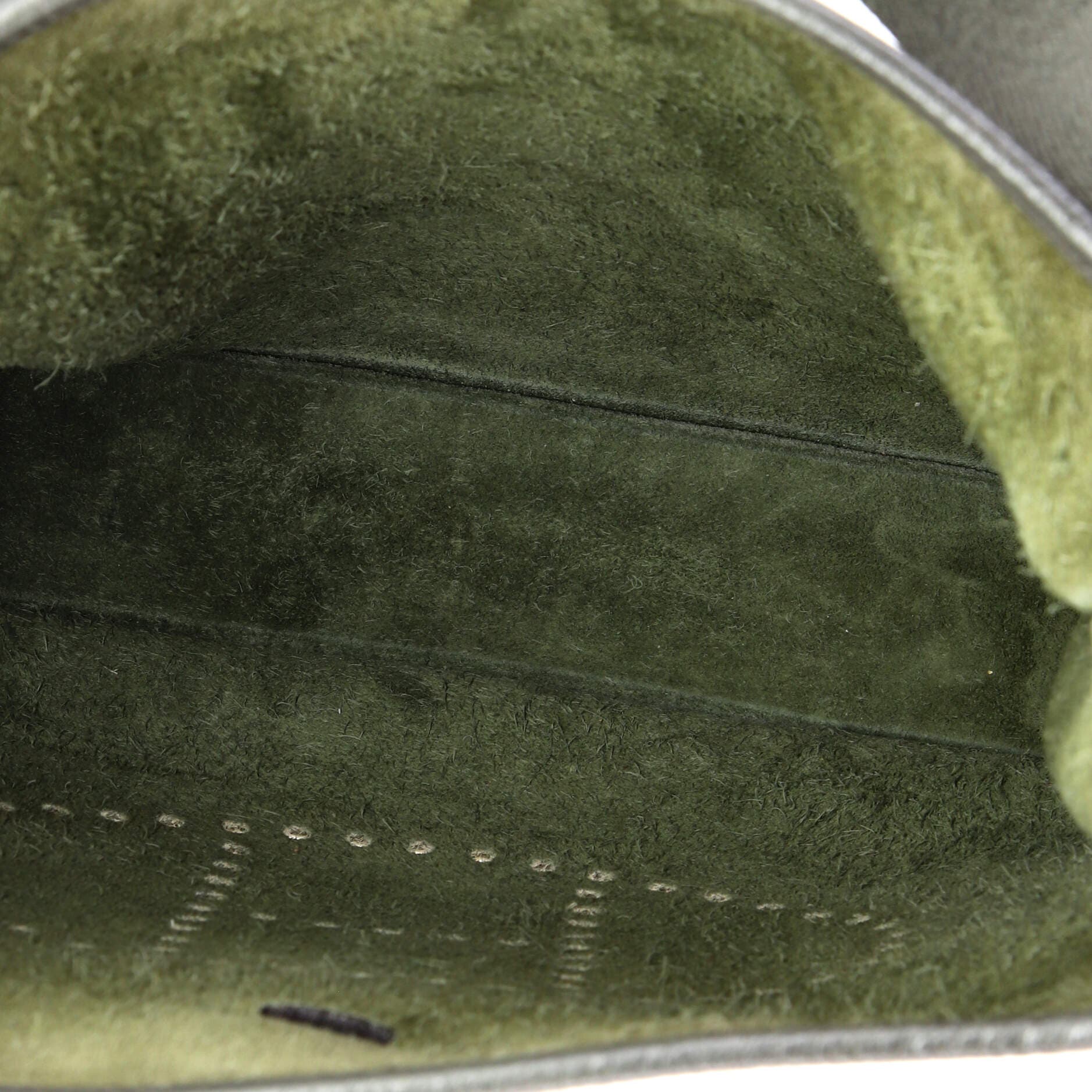 Pre-Owned Hermes Evelyne Bag Gen III Clemence PM, Alternate, color, Vert De Gris