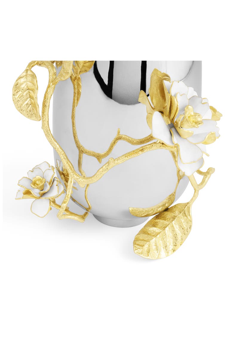 Gardenia Large Vase, Alternate, color, SILVER