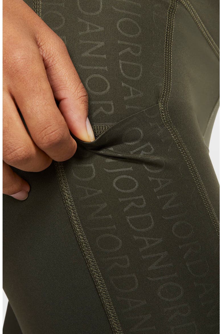 Nike Jordan High Waist Leggings, Alternate, color, CARGO KHAKI/ BLACK/ BLACK