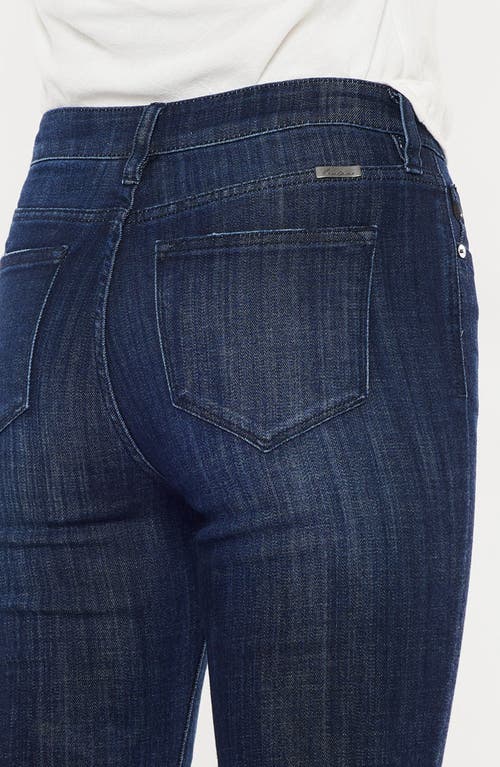 Kancan Celestine Mid Rise Flare Jeans In Blue