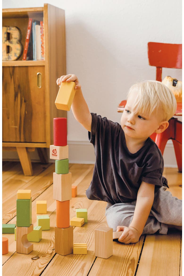 Bababoo Lion Babablocks Building Blocks, Alternate, color, Multi / Orange