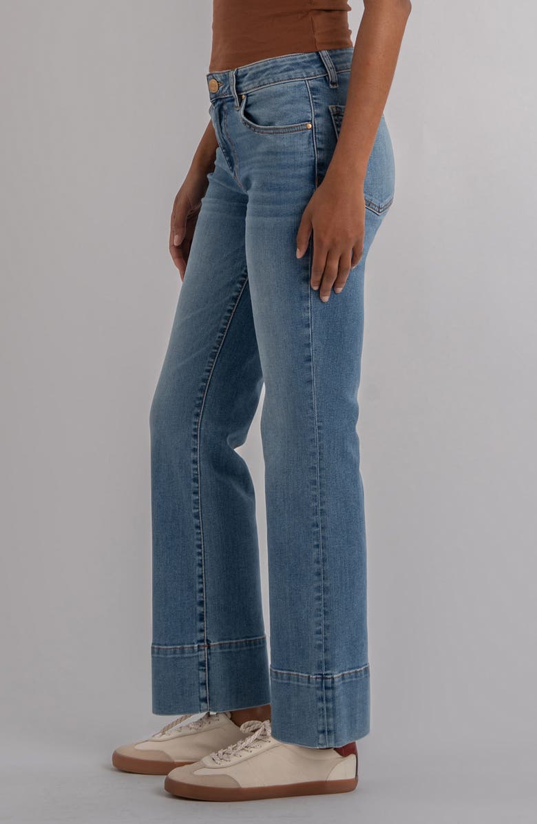 KUT from the Kloth Kelsey Kick Flare Jeans, Alternate, color, Contract
