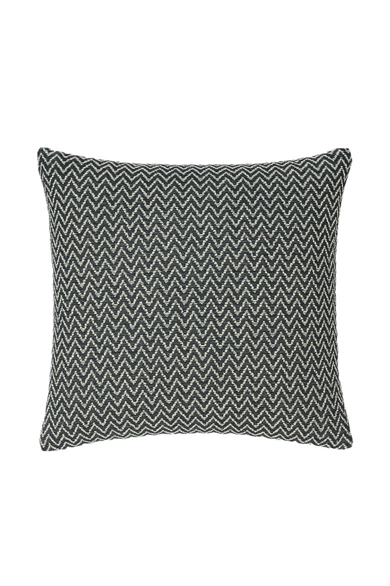 Herringbone Bay Pillow, Main, color, Black