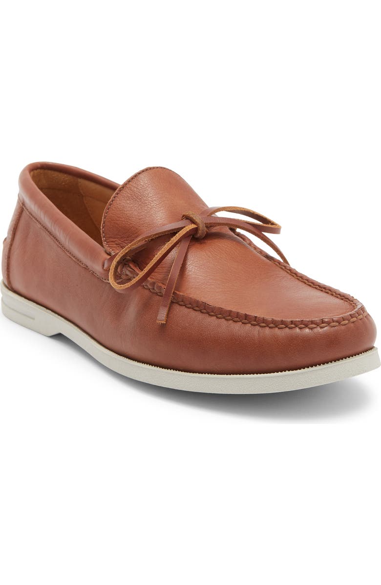 Peter Millar Excursionist Boat Shoe, Main, color, Cognac