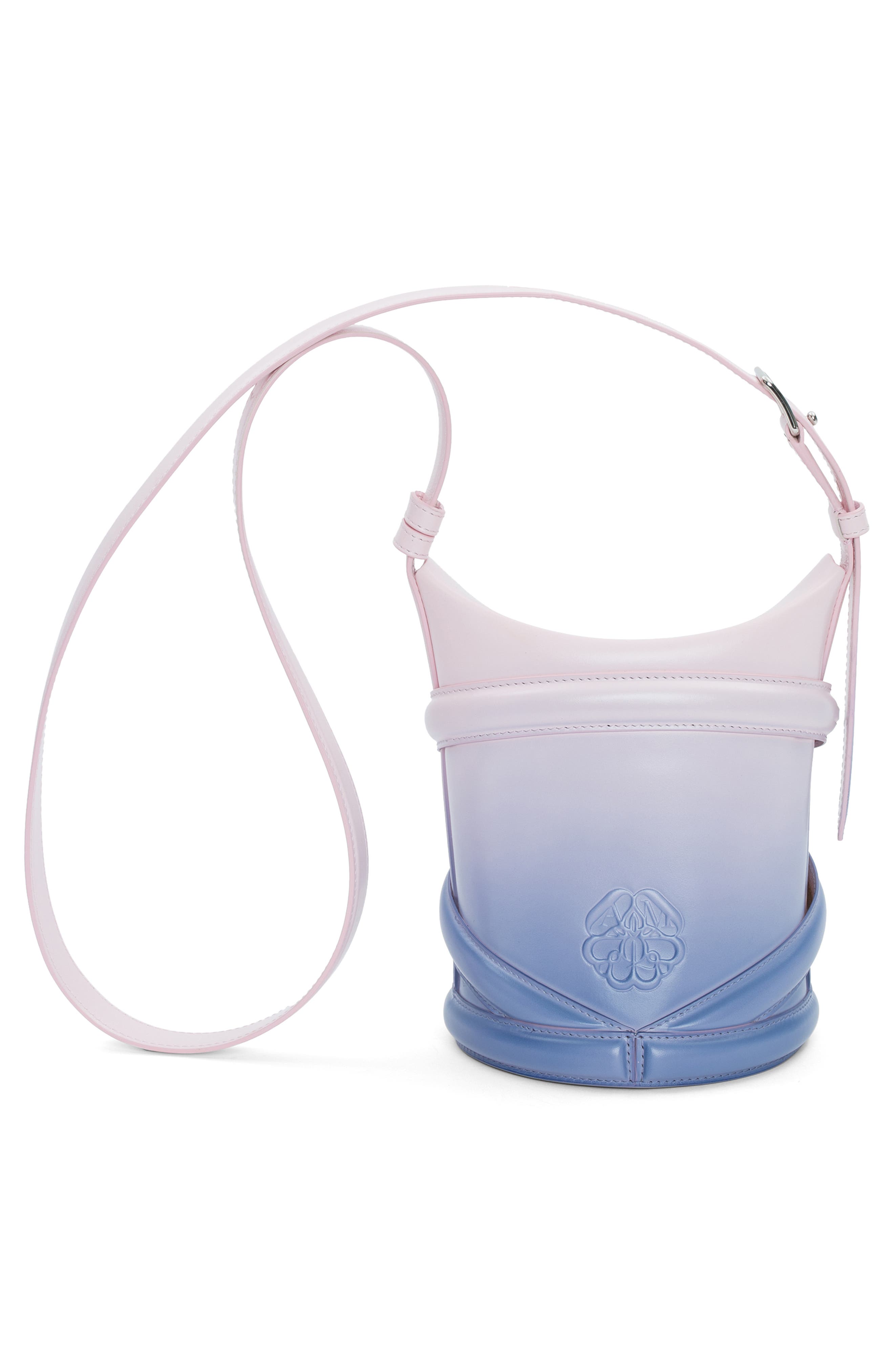 McQueen The Curve Dégradé Leather Crossbody Bag, Alternate, color, 