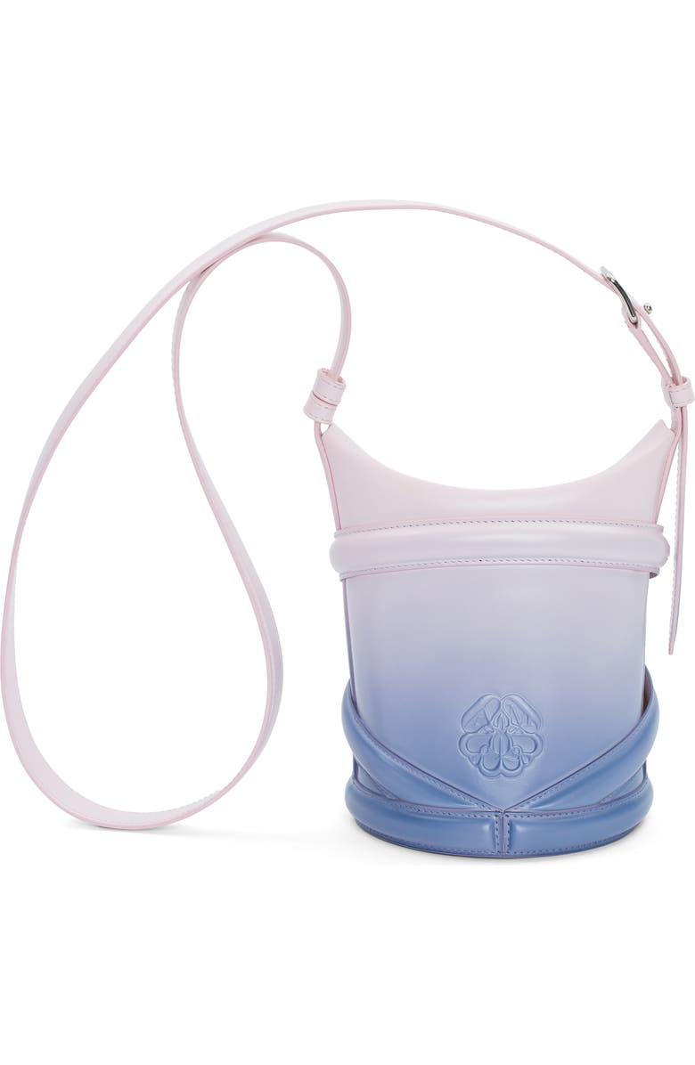 McQueen The Curve Dégradé Leather Crossbody Bag, Alternate, color,
