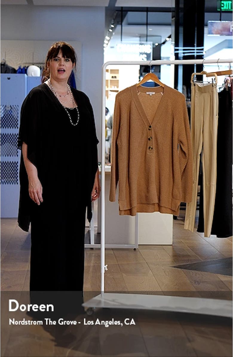 Jojo Wool Blend Henley Sweater, sales video thumbnail