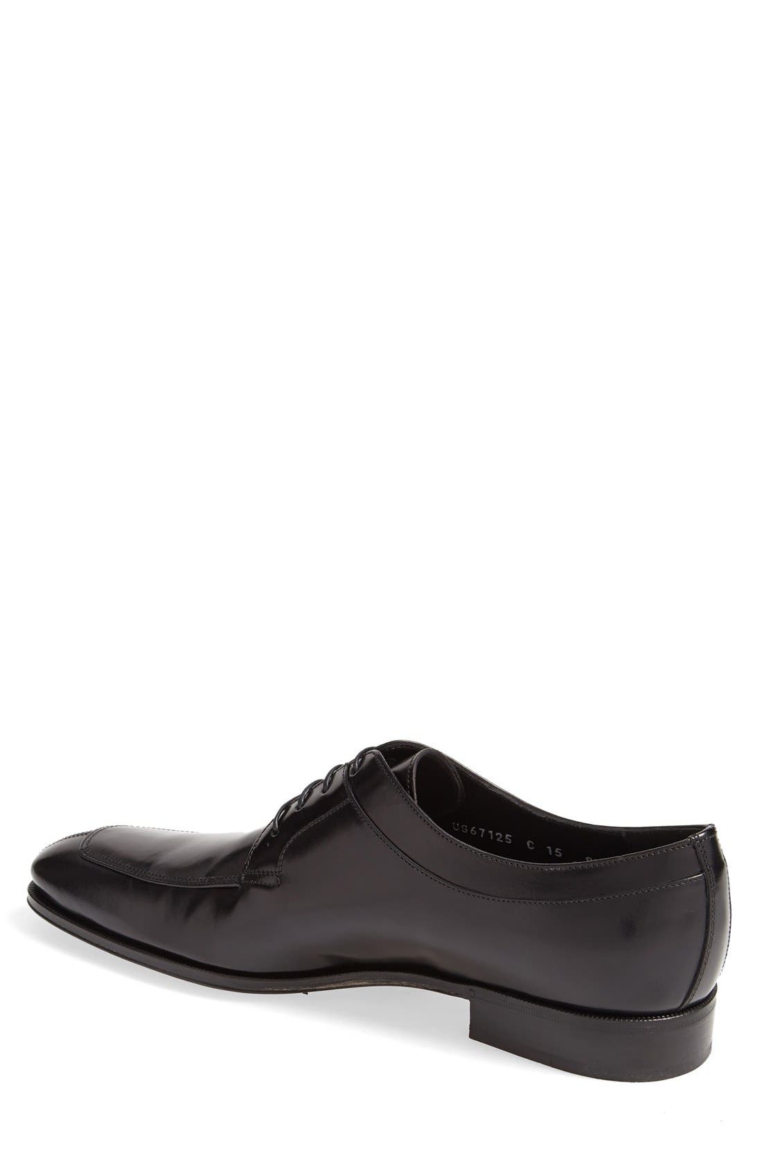Salvatore Ferragamo 'Lanier' Oxford, Alternate, color, BLACK CALF