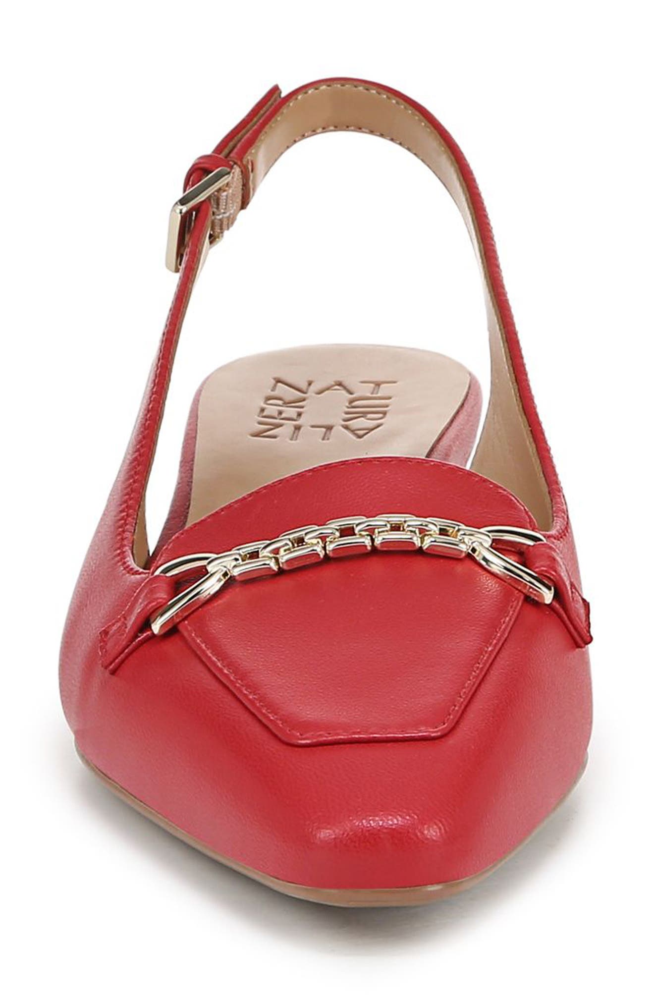 Lindsey Slingback Sandal, Alternate, color, CRIMSON RED LEATHER