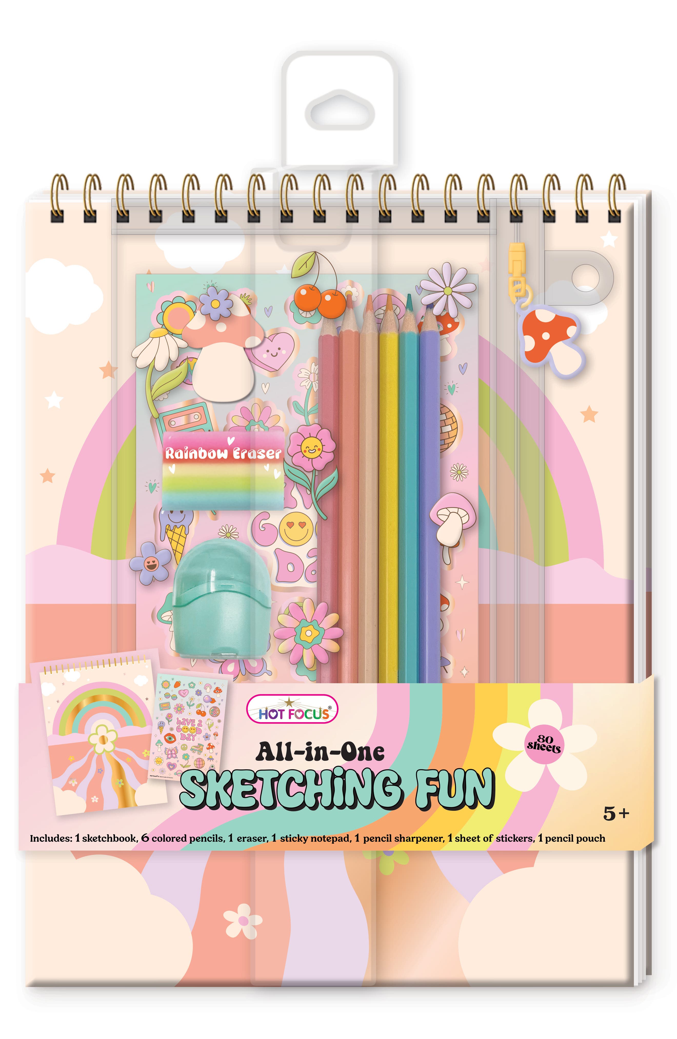 HOT FOCUS Kids' All-in-One Sketching Fun Set, Main, color, 