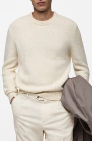 MANGO Crewneck Knit Sweater