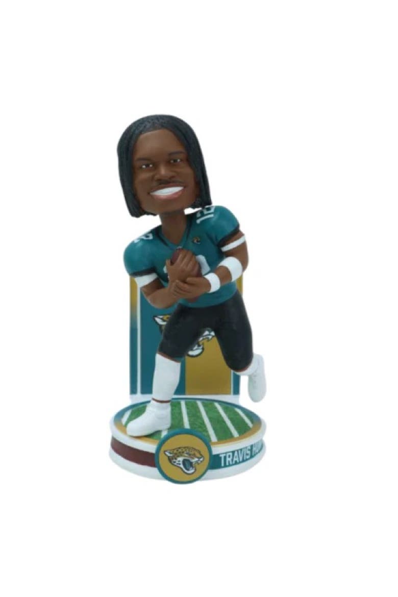 Travis Hunter (Jacksonville Jaguars) Banner Series NFL Rookie Bobblehead, Main, color, Multi-Color