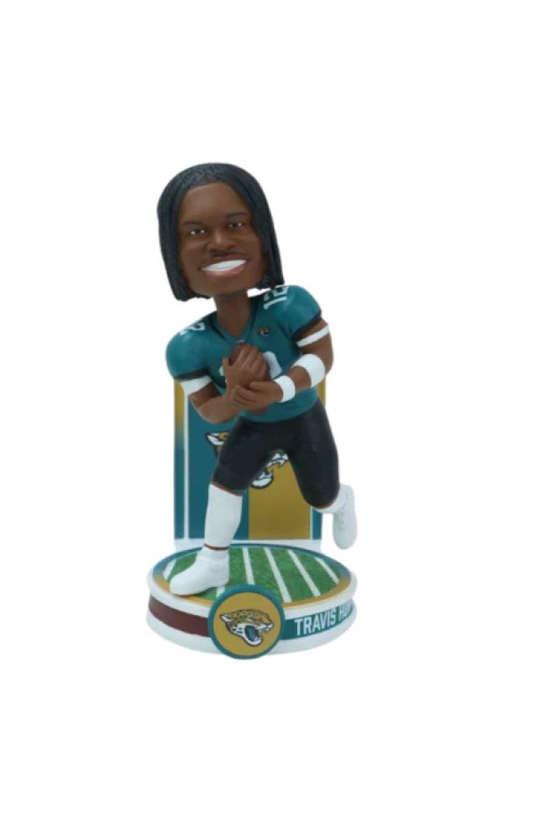 FOCO Travis Hunter (Jacksonville Jaguars) Banner Series NFL Rookie Bobblehead, Main, color, Multi-Color