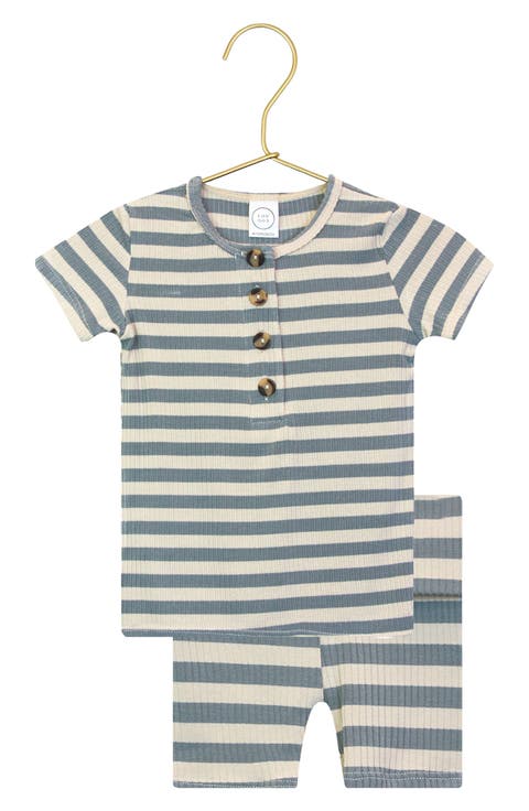 Print Henley & Shorts Set (Baby)